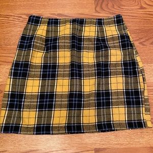 Plaid skirt